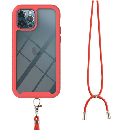 iPhone 12 / 12 Pro Hybrid Case with Cord and Contour Color