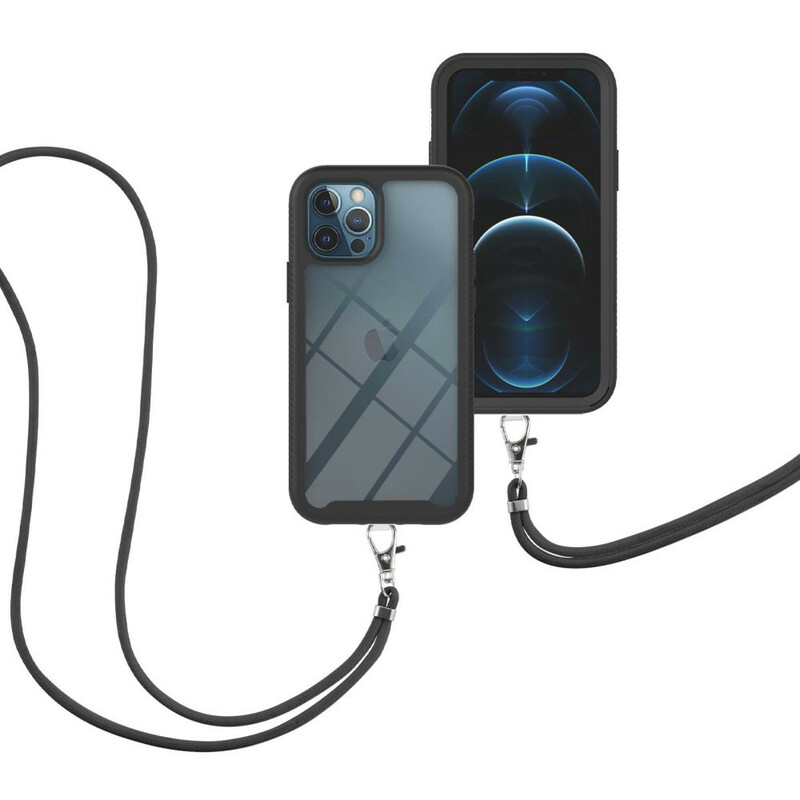 Coque iPhone 12 Pro Max Silicone et Cordon - Dealy
