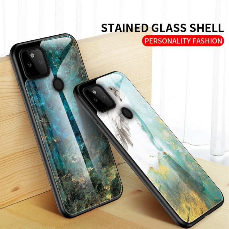 Google Pixel 5A 5G Case Premium Tempered Glass Colors