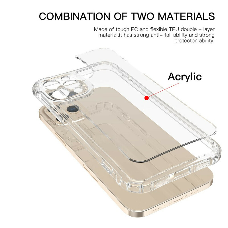 iPhone 12 / 12 Pro Transparent LEEU Protective Cushions