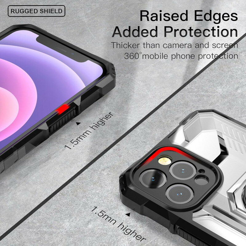 iPhone 12 Pro Frosted Case with Ring Support