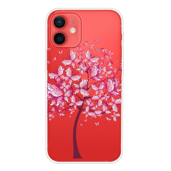Case iPhone 13 Mini Top Tree Pink