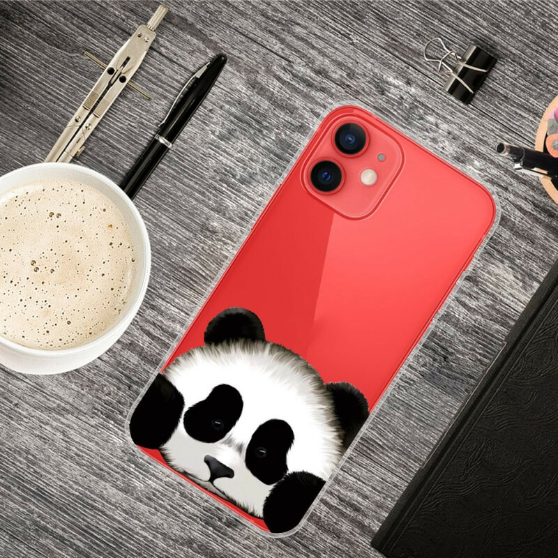Case iPhone 13 Mini Transparent Panda