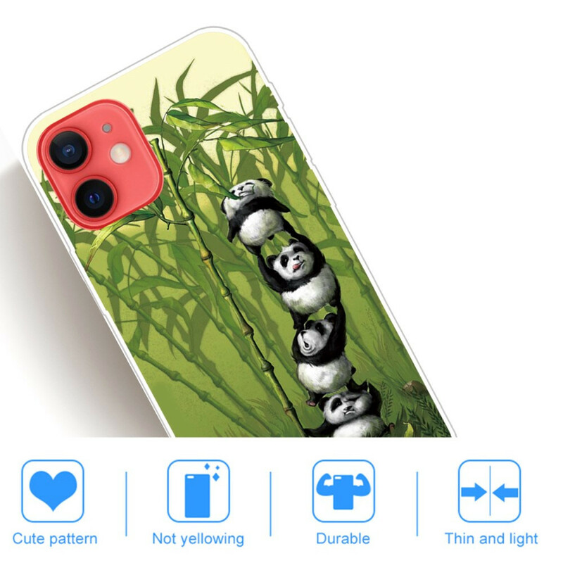 Case iPhone 13 Mini Tas de Pandas