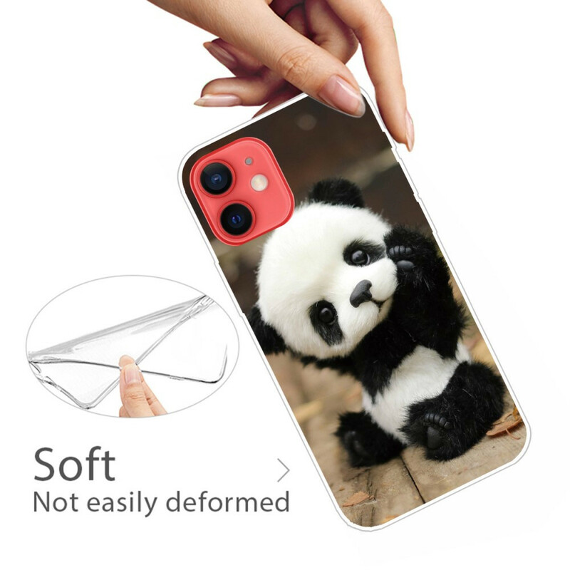 Case iPhone 13 Mini Flexible Panda