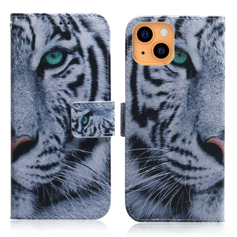 Case iPhone 13 Mini Tiger Face