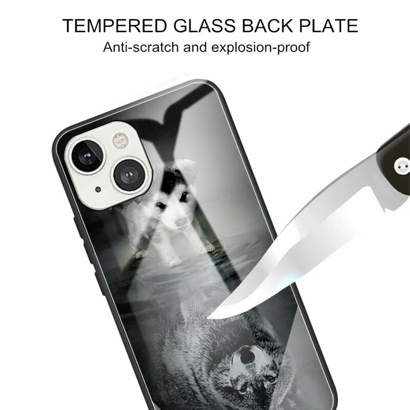 Case iPhone 13 Mini Tempered Glass Puppy Dream