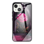 Case iPhone 13 Mini Magic Pink Tempered Glass