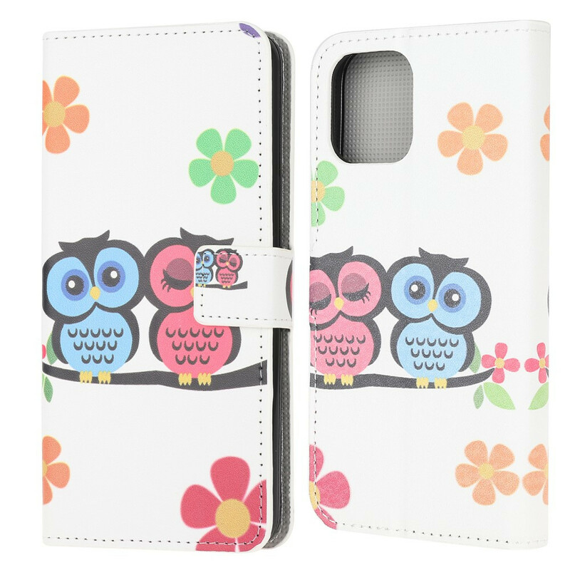 Case iPhone 13 Mini Couple of Owls