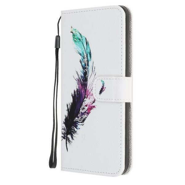 Case iPhone 13 Mini Feather with Lanyard
