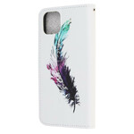 Case iPhone 13 Mini Feather with Lanyard