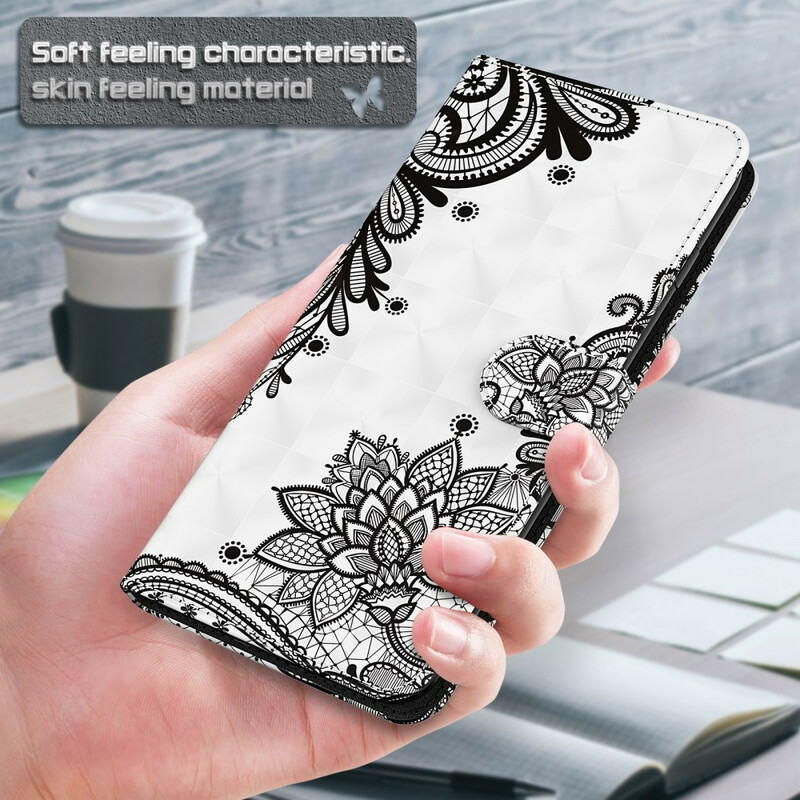 Case iPhone 13 Mini Flowers Lace