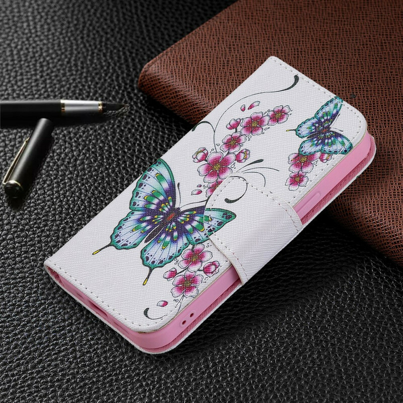 Case iPhone 13 Mini Wonderful Butterflies