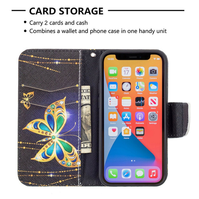 Case iPhone 13 Mini Magic Butterfly