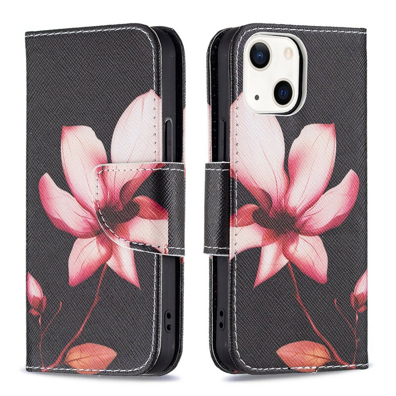 Case iPhone 13 Mini Flower Pink