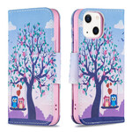 Case iPhone 13 Mini Owls On The Swing