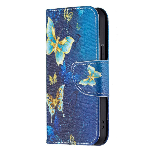 Case iPhone 13 Mini Papillons Rois