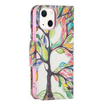 Cover iPhone 13 Mini Arbre Coloré