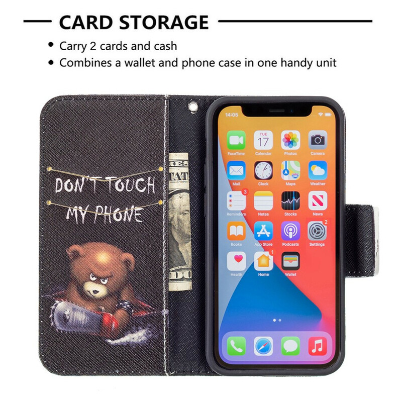 Case iPhone 13 Mini Dangerous Bear