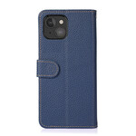 Case iPhone 13 Mini Genuine Leather Lychee KHAZNEH