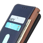 Case iPhone 13 Mini Genuine Leather Lychee KHAZNEH