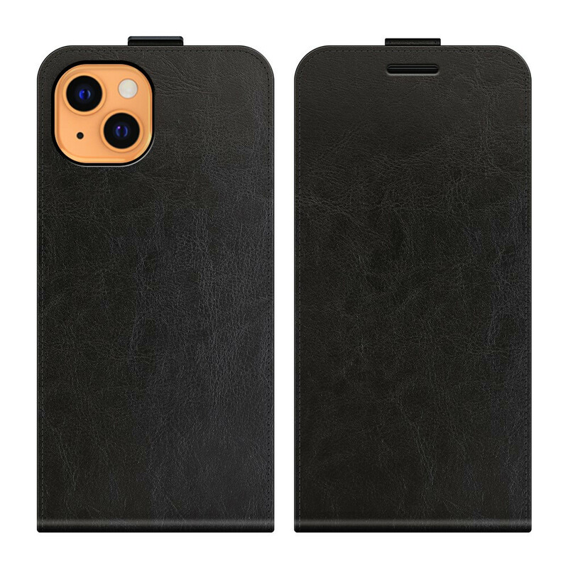 Cover iPhone 13 Mini Effet Cuir Rabat Vertical