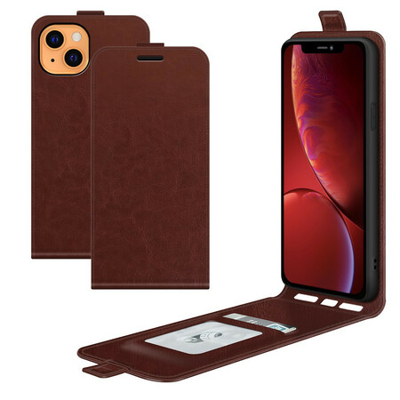 Cover iPhone 13 Mini Effet Cuir Rabat Vertical