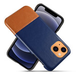 Case iPhone 13 Mini Effet Cuir Bicolore KSQ