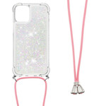 iPhone 13 Mini Glitter Case with Cord