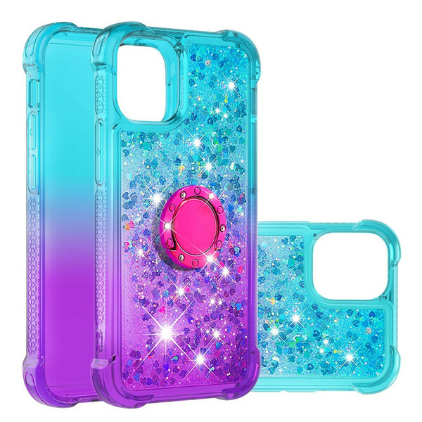 Case iPhone 13 Mini Glitter Ring-Support