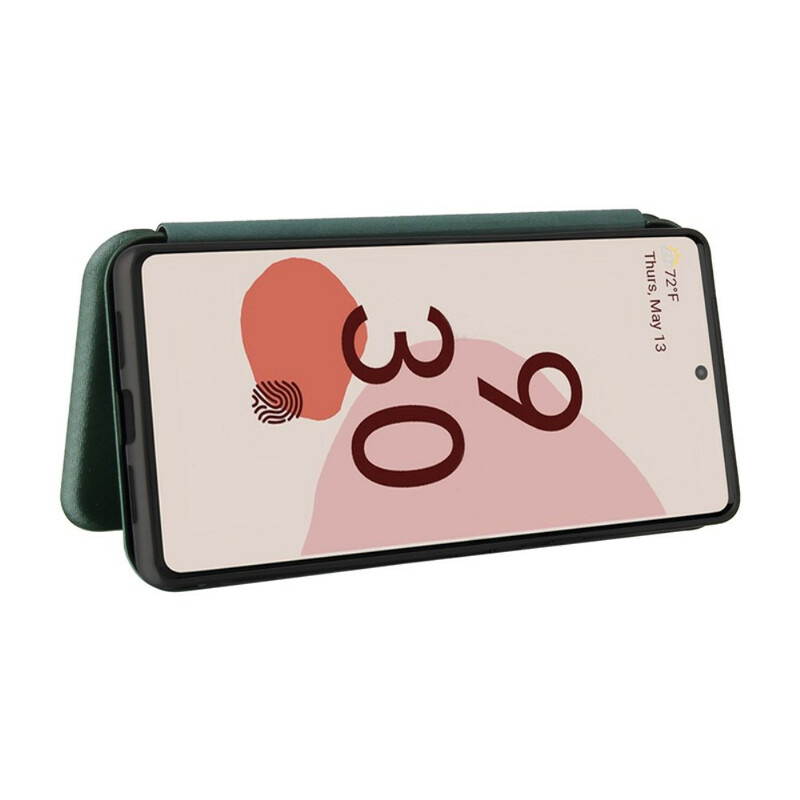 Flip Cover Google Pixel 6 Silicone Carbone Coloré