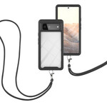 Google Pixel 6 Hybrid Case with Cord and Colored Border