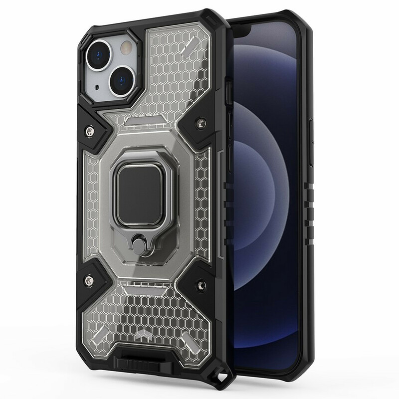 Case iPhone 13 Mini Honeycomb with Ring