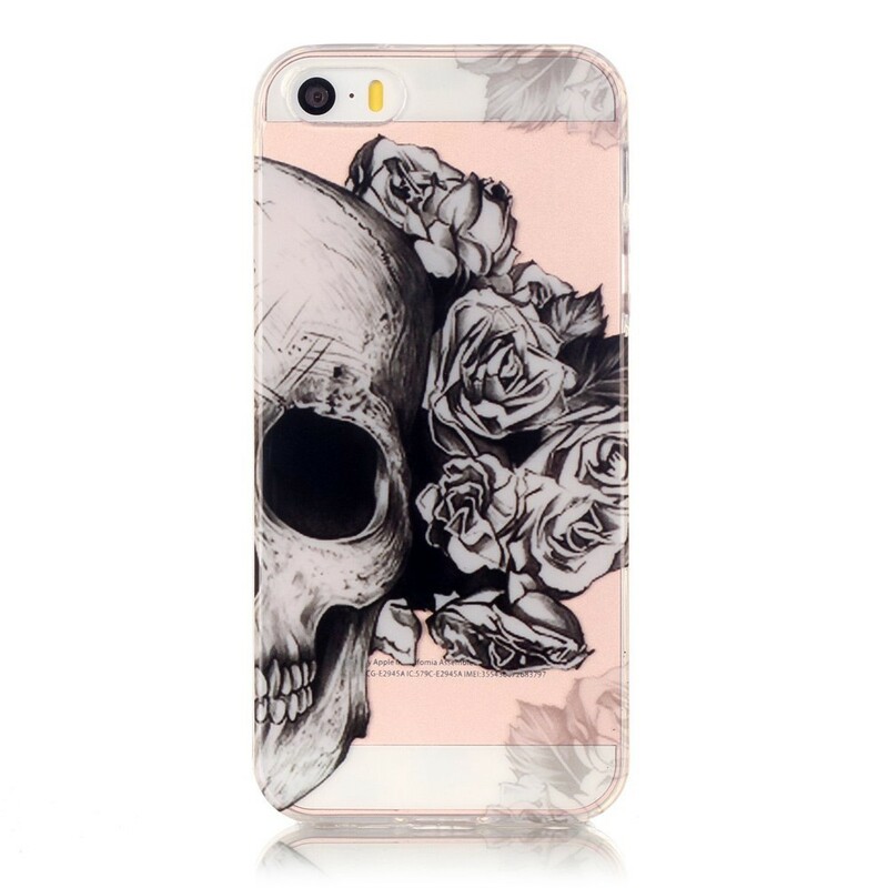 iPhone SE/5/5S Transparent Skull & Crossbones Case