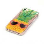 Case iPhone SE/5/5S Transparent Incognito Pineapple