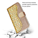 Cover iPhone 13 Mini Croco Diamants