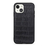 iPhone 13 Mini Genuine Leather Case Crocodile Texture