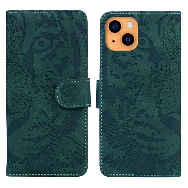Case iPhone 13 Mini Tiger Face Print