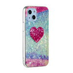 Case iPhone 13 Mini Marble Glitter