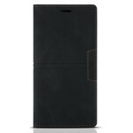 Flip Cover iPhone 13 Mini Style Leather Stitching Magnetic Clasp