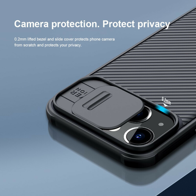 Nillkin Coque pour iPhone 13 Pro Hybride Cache Caméra CamShield