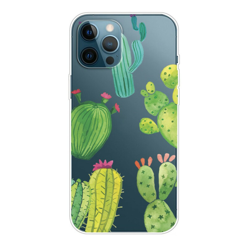 Case iPhone 13 Pro Cactus Aquarelle