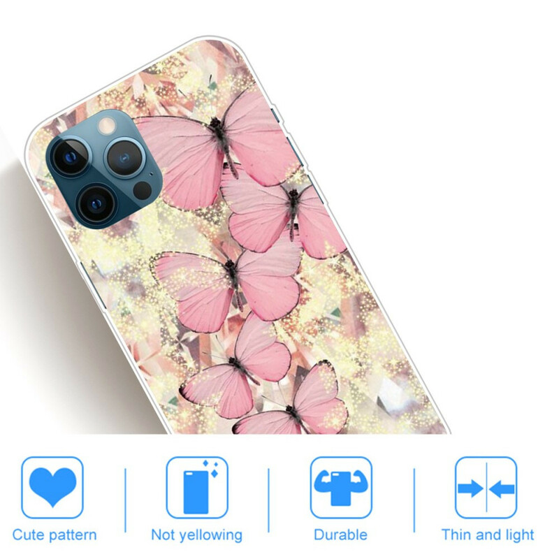 Case iPhone 13 Pro Max Butterflies