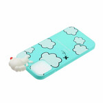 Case iPhone 13 Pro Max Dog in the Clouds 3D