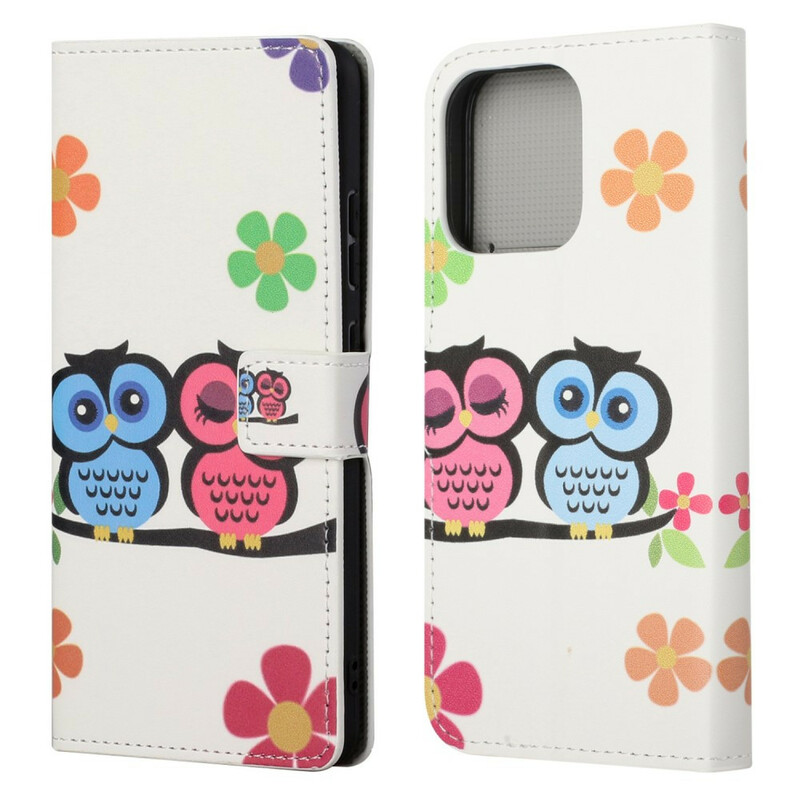 Case for iPhone 13 Pro Couple of Owls