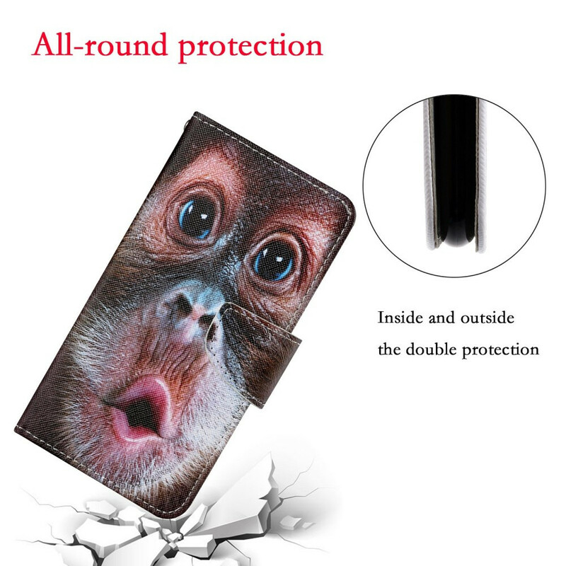 iPhone 13 Pro Lanyard Monkey Case