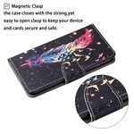 Colorful Feather iPhone 13 Pro Case with Strap