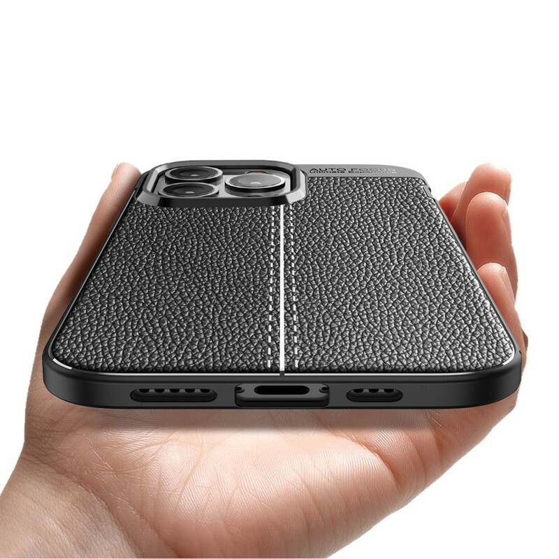 Leather Case for iPhone 13 Pro Litchi Double Line