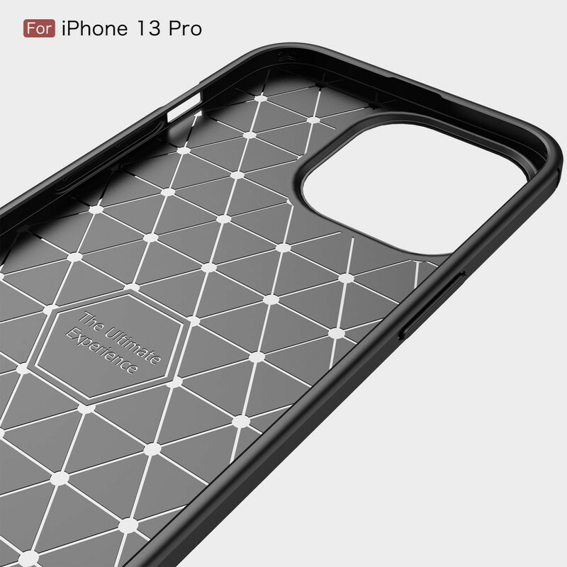 Brushed Carbon Fiber iPhone 13 Pro Case