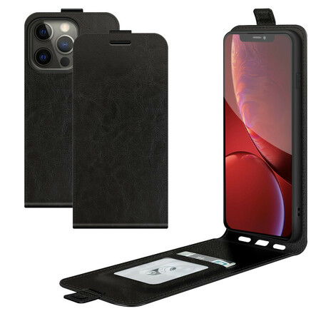 Cover iPhone 13 Pro Effet Cuir Rabat Vertical